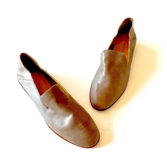 Lucky Brand Cahill Loafer Taupe Soft‎ Leather Shoes Women’s Size 10M Fall Vibes - Picture 14 of 14